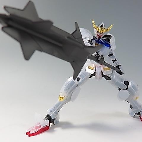 Daban HG 1/144 B001A barbatos clear rakitan Toy