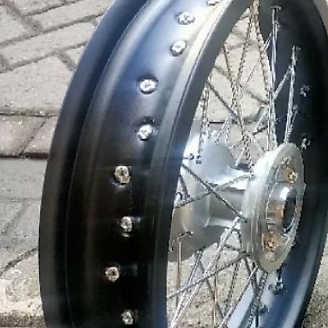 velg klx depan aja non cakram ring 14 /250
