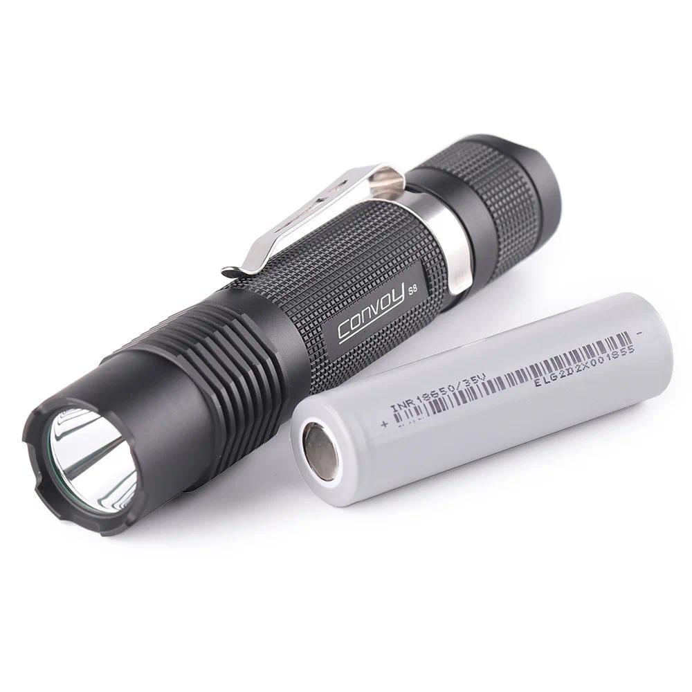 Convoy S8 KW CSLNM1.TG KW CSLPM1.TG KP CSLNM1.F1 SFT40 18650 Flashlight,Long Range,Powerful Thrower,