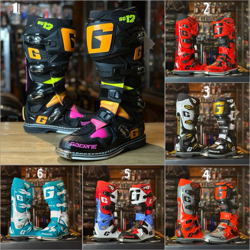 SEPATU GAERNE SG12 NEW ORIGINAL.BOOTS GAERNE SG 12 SEPATU CROSS SEPATU TRAIL MOTOCROSS