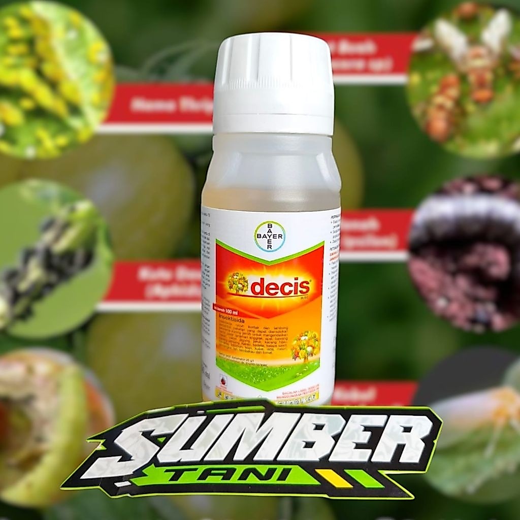 Insektisida DECIS 100 ML Pembasmi Hama Belalang . Ulat Dan Kutu Putih