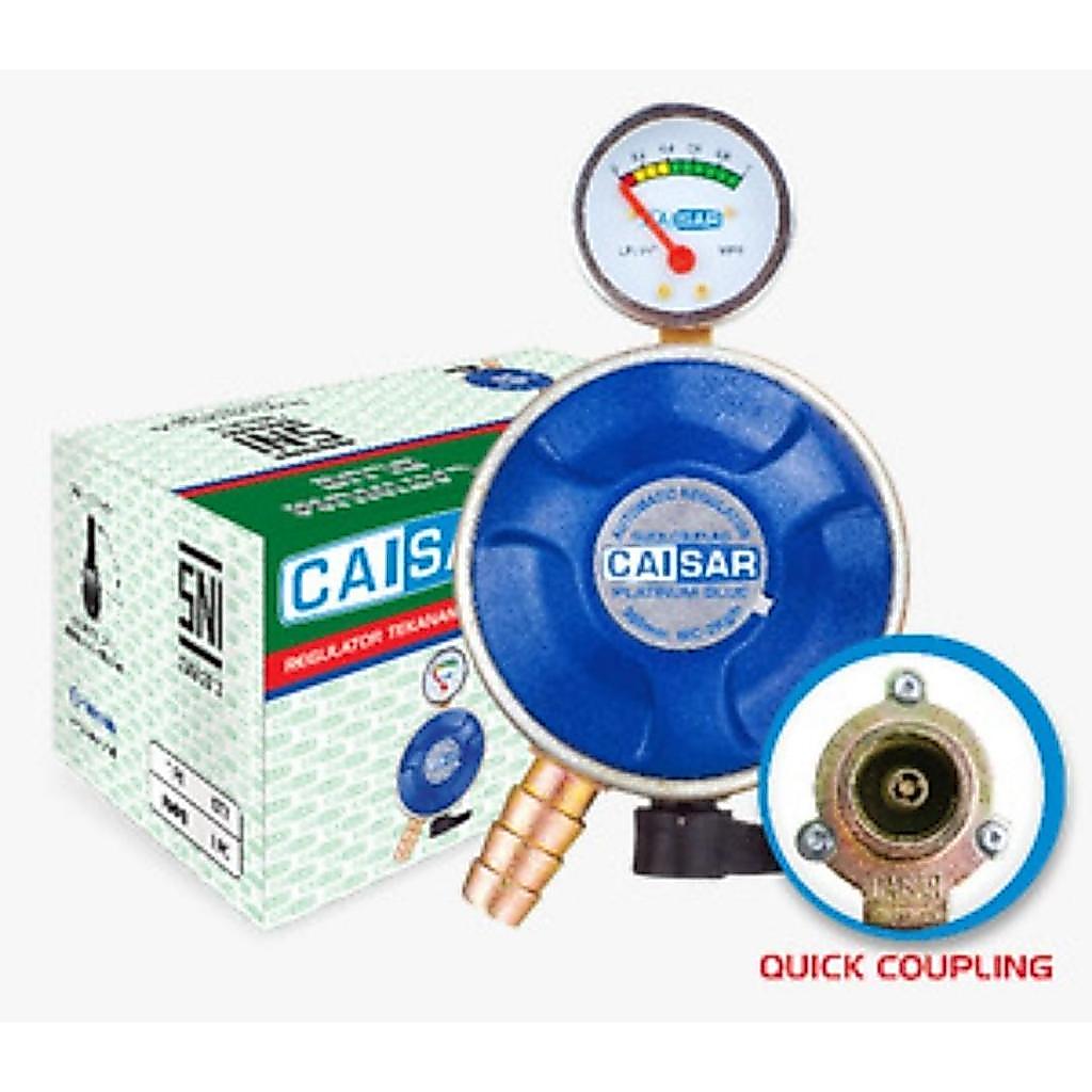 Regulator caisar quick coupling - regulator tekanan rendah caisar - regulator caisar platinum blue