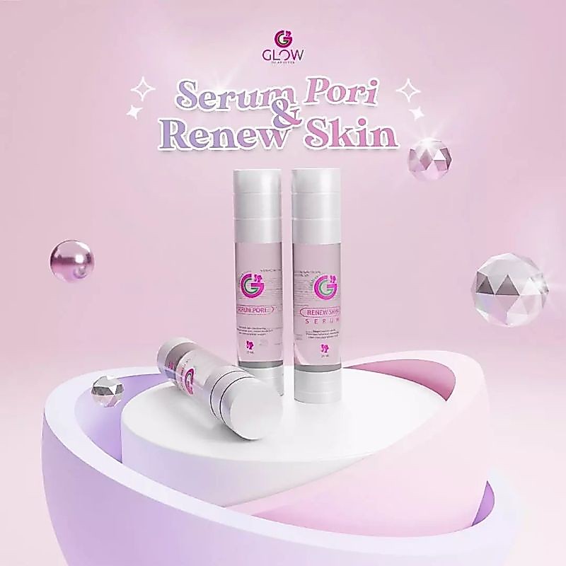 GLAFIDSYA OFFICIAL STORE SERUM LIGHTENING SERUM FLEK SERUM PORI SERUM RENEW SKIN