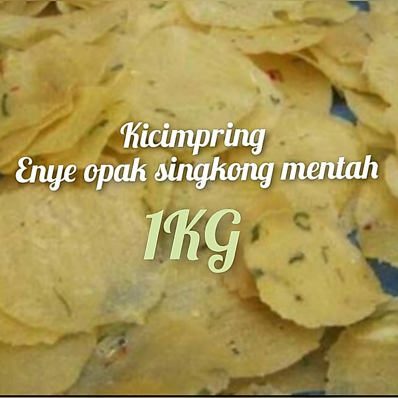 ENYE SINGKONG/KECIMPRING MENTAH 1KG