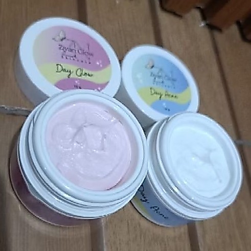 ECER ZIYAN GLOW SKINCARE KRIM SIANG,KRIM MALAM NORMAL & ACNE ORIGINAL BIKIN GLOWING