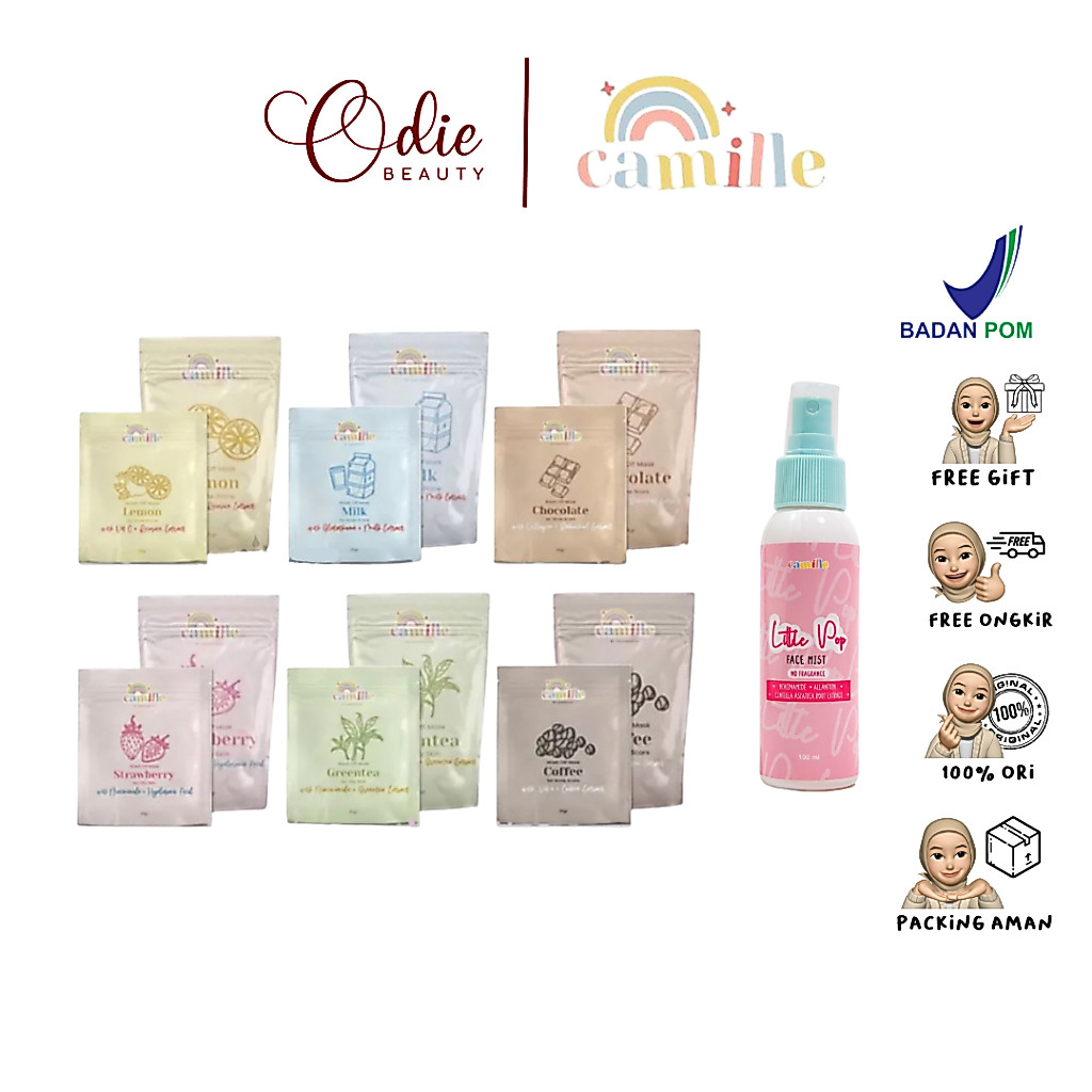 CAMILLE BEAUTY Masker Camille Wash Off Mask Camille Masker Organik
