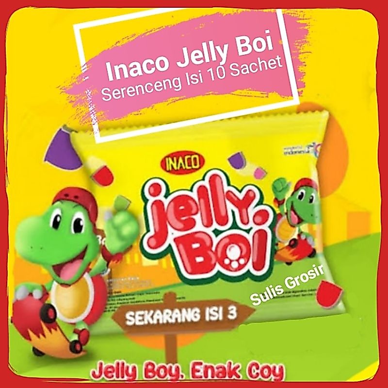 Inaco Jelly Boi Renceng Isi 10 Sachet