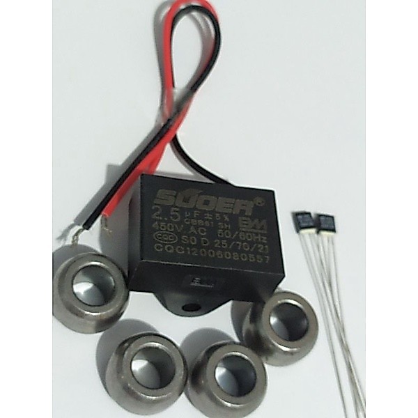 Boshing Kipas Angin 10mm Plus Kapasitor 2.5 uf dan Fuse/Paket Service Kipas Angin Tornado,Sekai /Pak
