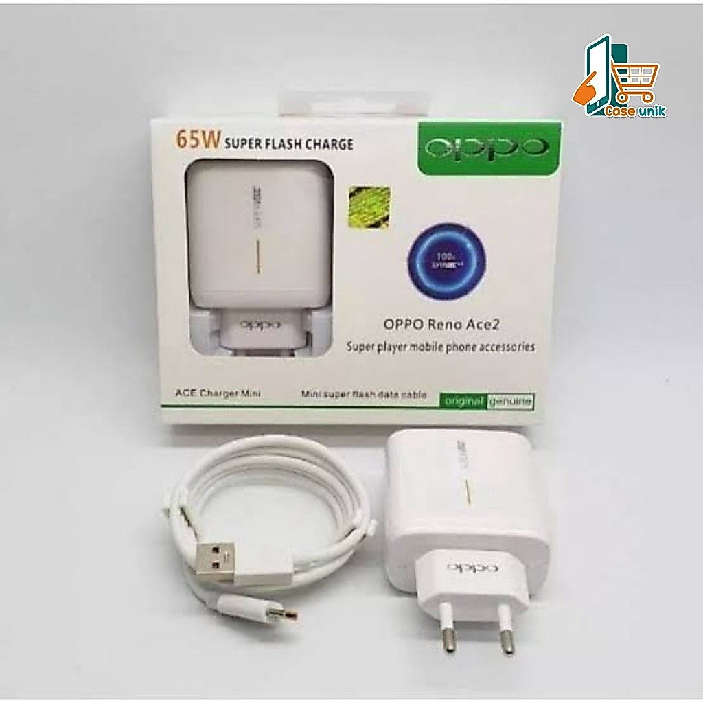 Charger Cashan tc Oppo 65W Type C Super Vooc Reno Ace 2 usb cable data C Charge Fast Charging Suppor