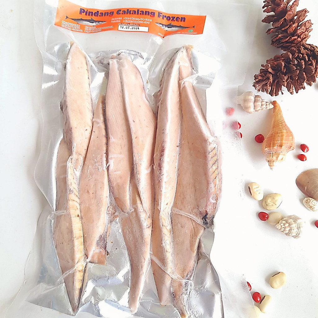 Ikan Pindang Cakalang atau Cue Tongkol Putih Iris 400gr Premium Higienis Bebas Formalin Halal Kemas 