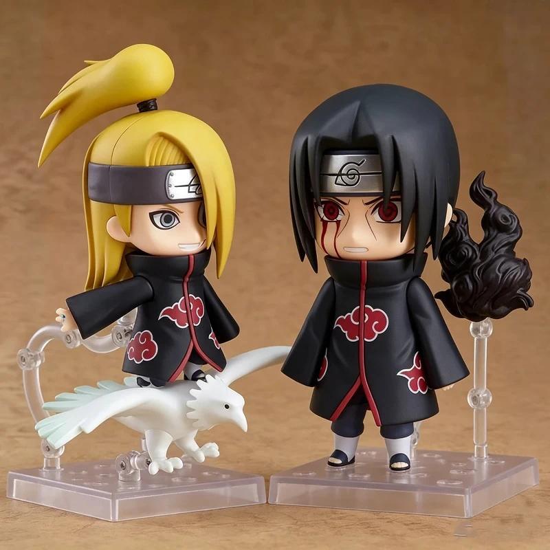 Nendoroid 820 Uchiha Itachi 1481 Deidara Chibi Action Figure Naruto Shippuden Akatsuki Set Figur Ani