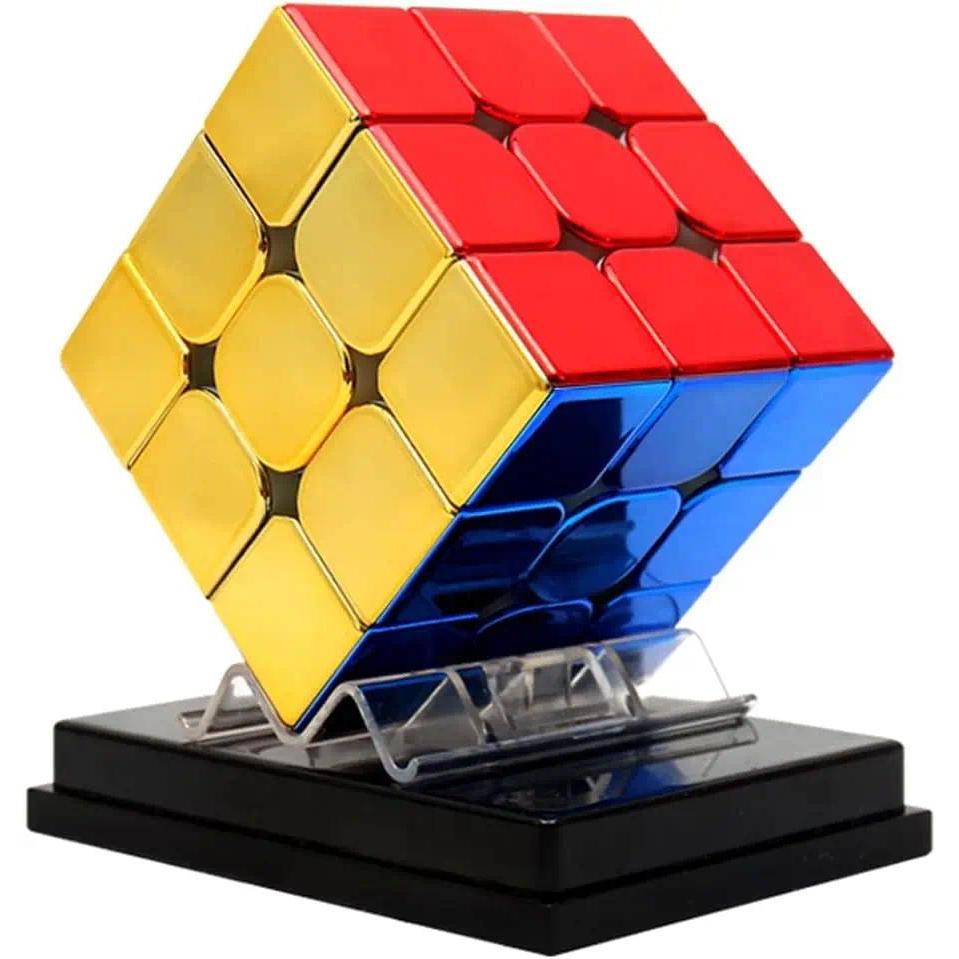 Cyclone Boys 3x3 Speed Cube Magnetic Reflective Mirror,Stickerless Magic Cube