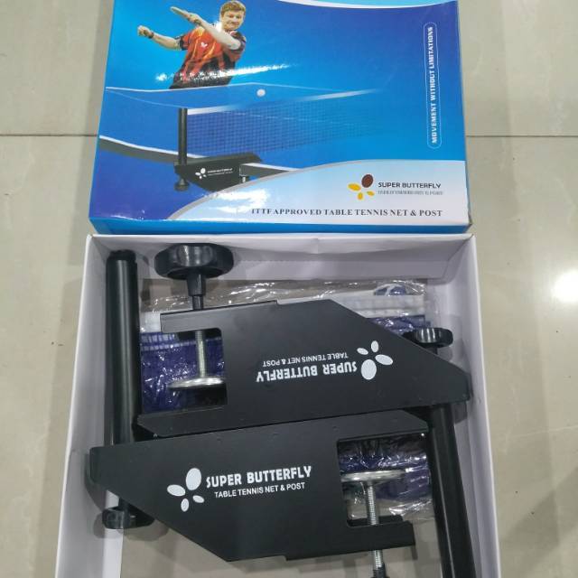 Tiang Net Tenis Meja PingPong BUTTERFLY B 108 Original 100%