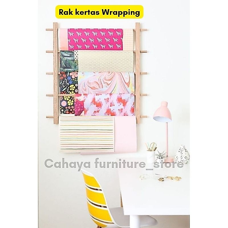 Rak kertas Wrapping kado buket
