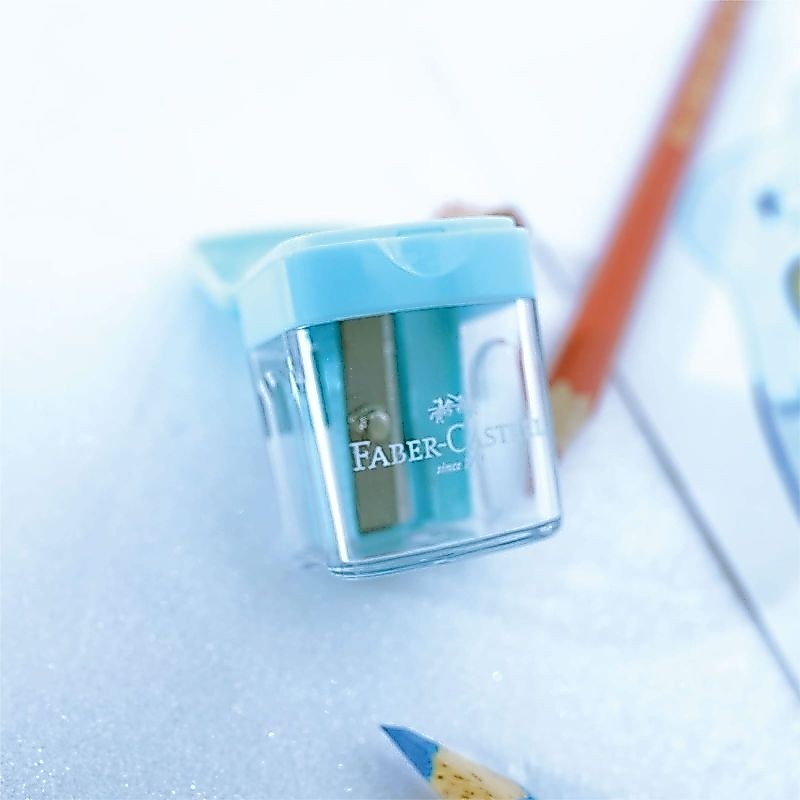 Faber-Castell Rautan Mini Box Sharpener pastel - Gambar 3