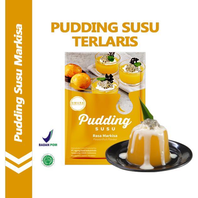 PUDDING Puding Susu Rasa Markisa / Passionfruit Dessert Instant Omura Powder