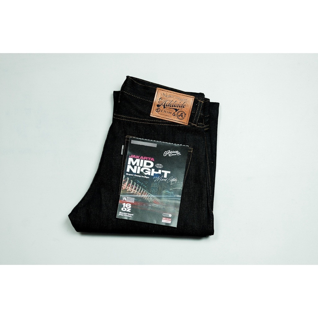 Adelaide Denim 16oz Jakarta Midnight Redline Selvedge SV