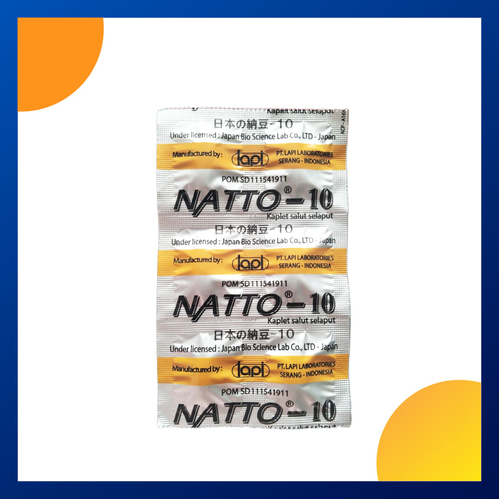 Natto-10 Strip Isi 6 Kaplet