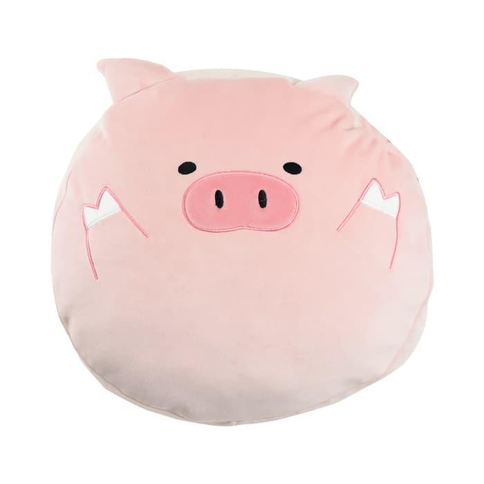 INFORMA - BANTAL SOFA ANIMAL DRUM CUSHION PIGGY PINK DIA 40CM
