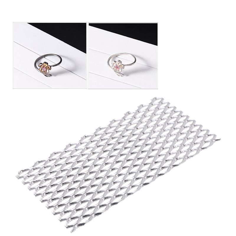 Kawat Mesh Katoda Platinum Titanium Metal Electroplated Perhiasan Jala Lapisan Plating Emas Perak