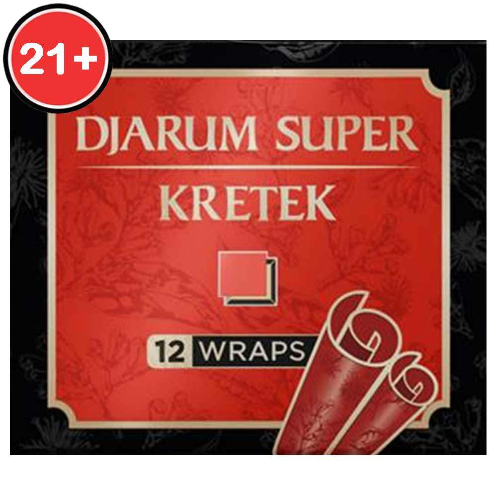 DJARUM SUPER ROKOK KRETEK WRAP 12'S