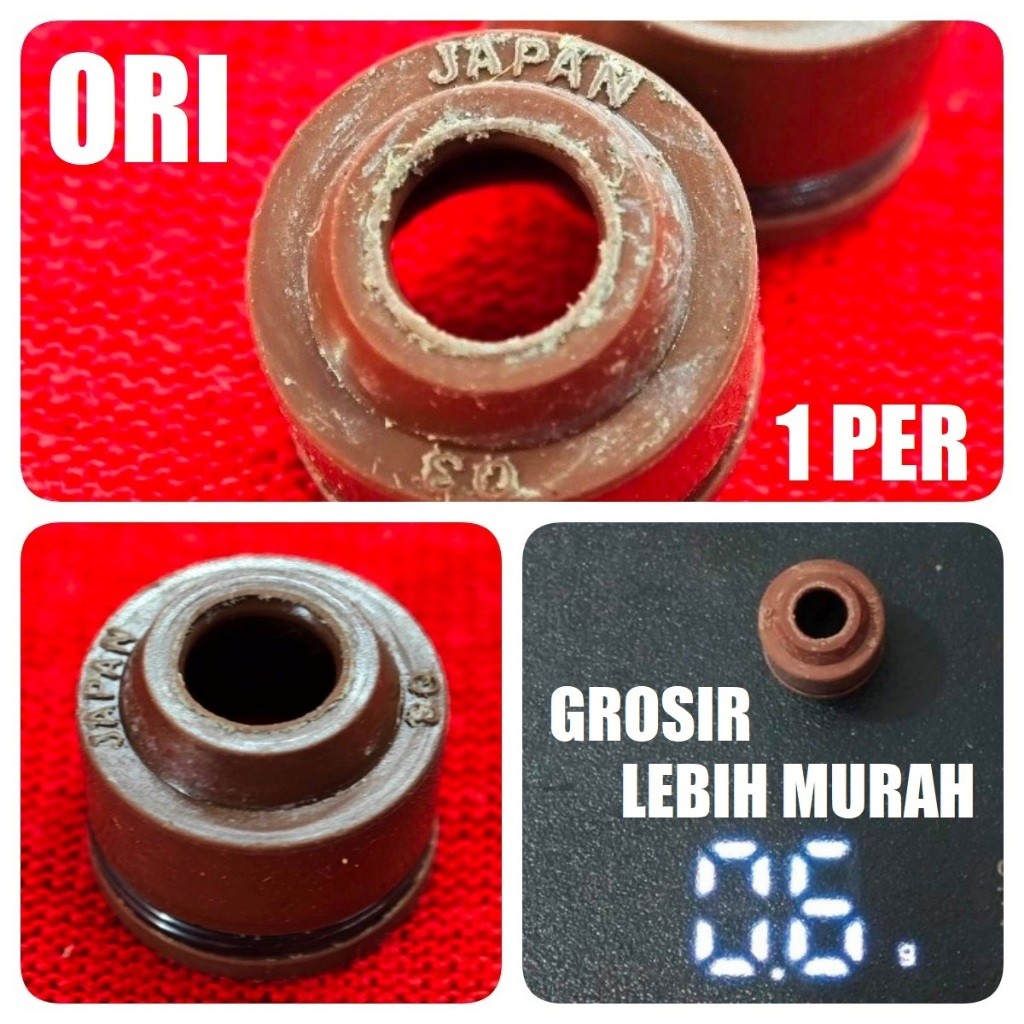 (22D) SEAL KLEP ORI 1 PER JAPAN asli genuine sil grand beat fi pop sporty karisma pcx revo scoopy sp