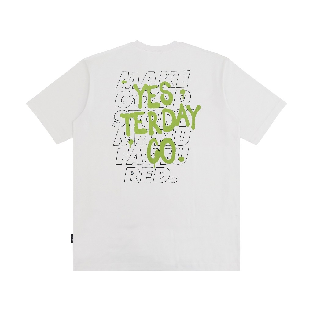 Yesterday – Baju Kaos Distro Pria Original T-Shirt Pria Cowok Keren Putih Company