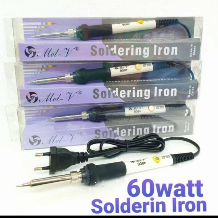 solder XCY908 60 watt soldering station pengatur suhu alat solder hp - solder lancip