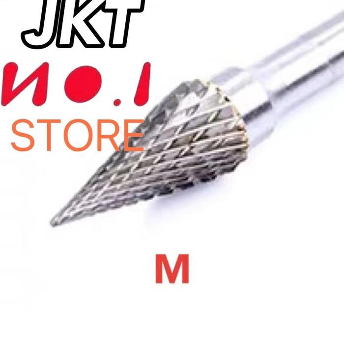 6X10X100MM Mata bor Mata tuner Mata cuner ROTARY BURR Dua ARAH - M