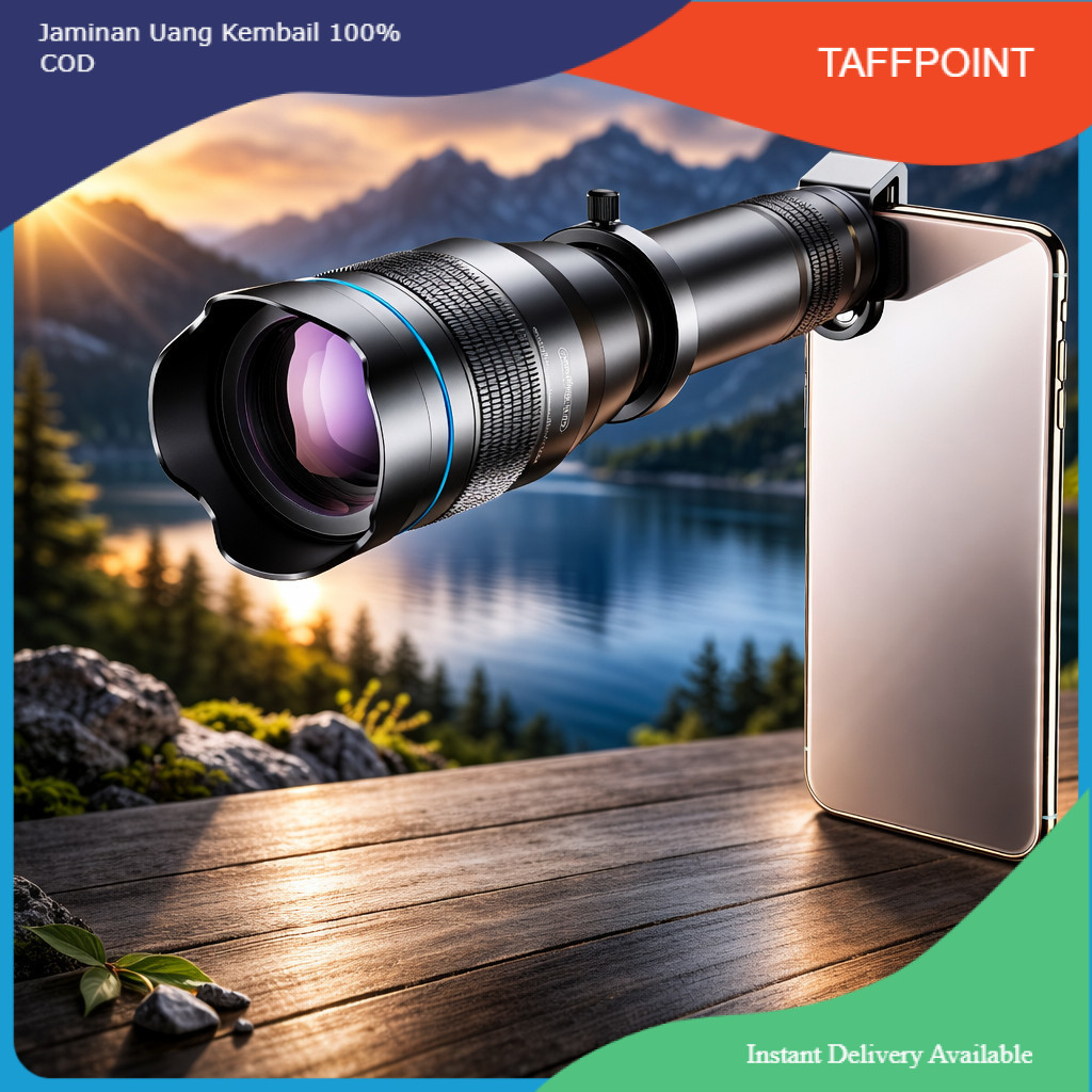 APEXEL Lensa Smartphone Telephoto Lens 60X Zoom - APL-JS60X