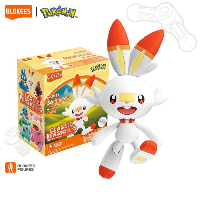PROMO Blokees Pokemon Classic Edition CV-S 02 Figure Anime Slowpoke Edisi Klasik  Bulbasaur  Squirtl