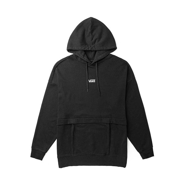 Vans Oversized Side Stripe Hoodie Black | Hood Jumper Jacket | Vans Indo
