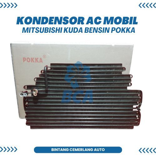 KONDENSOR AC MOBIL MITSUBISHI KUDA BENSIN POKKA