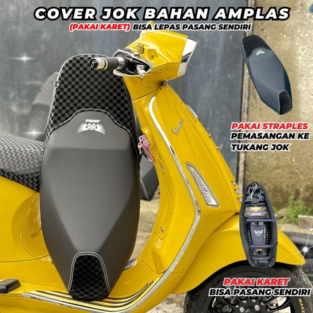 Cover Jok Motor Akna Relaxa / Sarung Jok Motor Akna Kulit Jok Motor Akna Relaxa