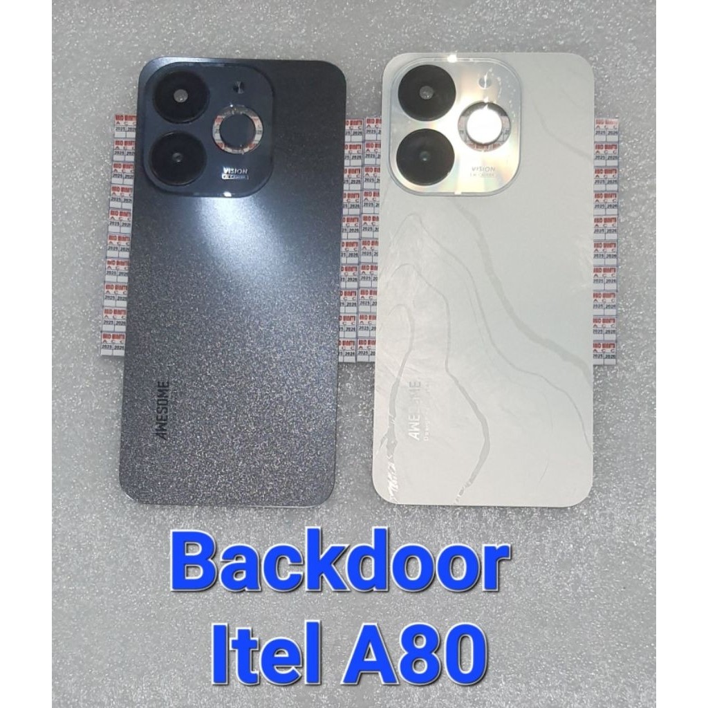 Backdoor Itel A80 Original + Kaca Kamera – Tutup Belakang Itel A80 Glass Back Cover Premium