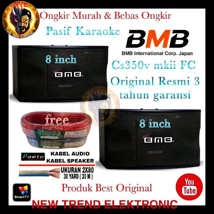 Speaker Pasif Karaoke BMB cs350 Mkii FC OriginaL resmi 8 inch Cs 350 - BmbCs350VmkiiFc