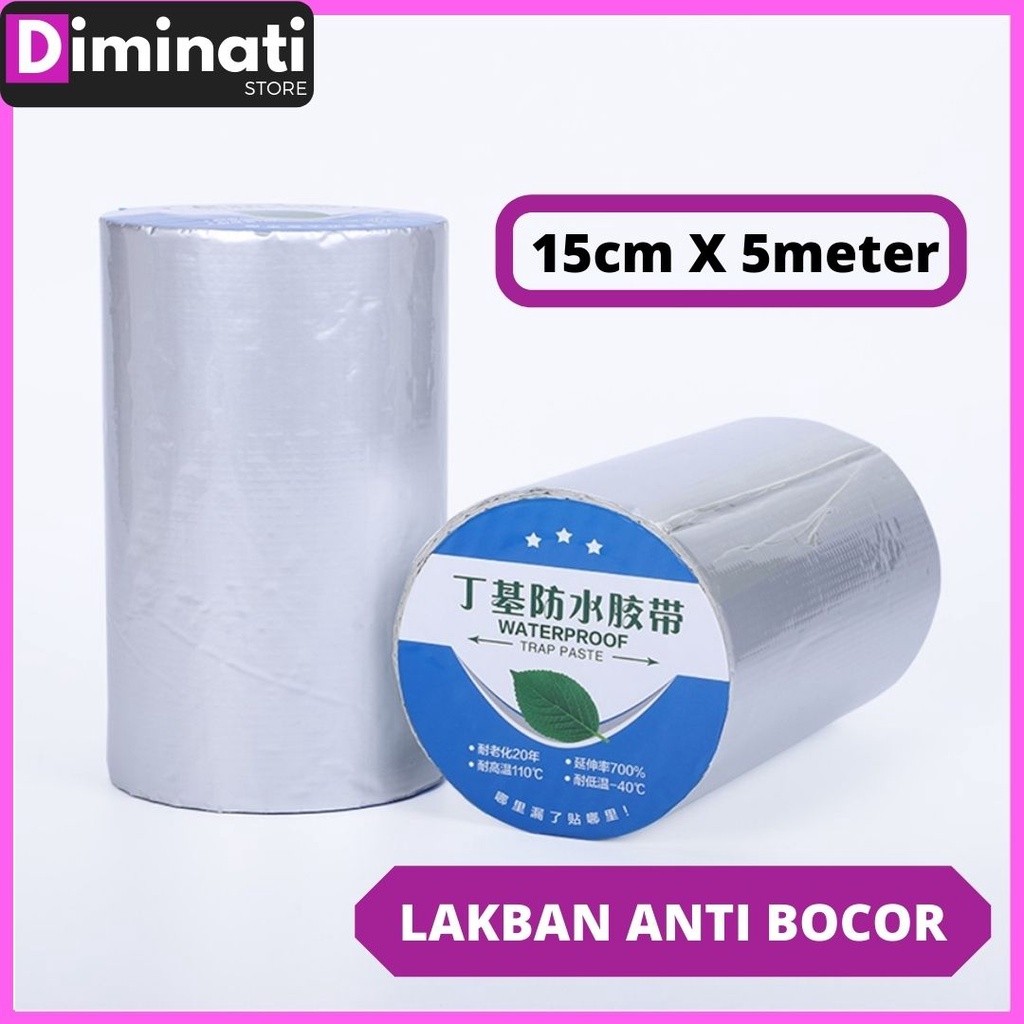 PROMOLakban Anti Bocor Waterproof Alumunium Tahan Air Panas Atap Lem Talang SERBAGUNA - DIMINATISTOR