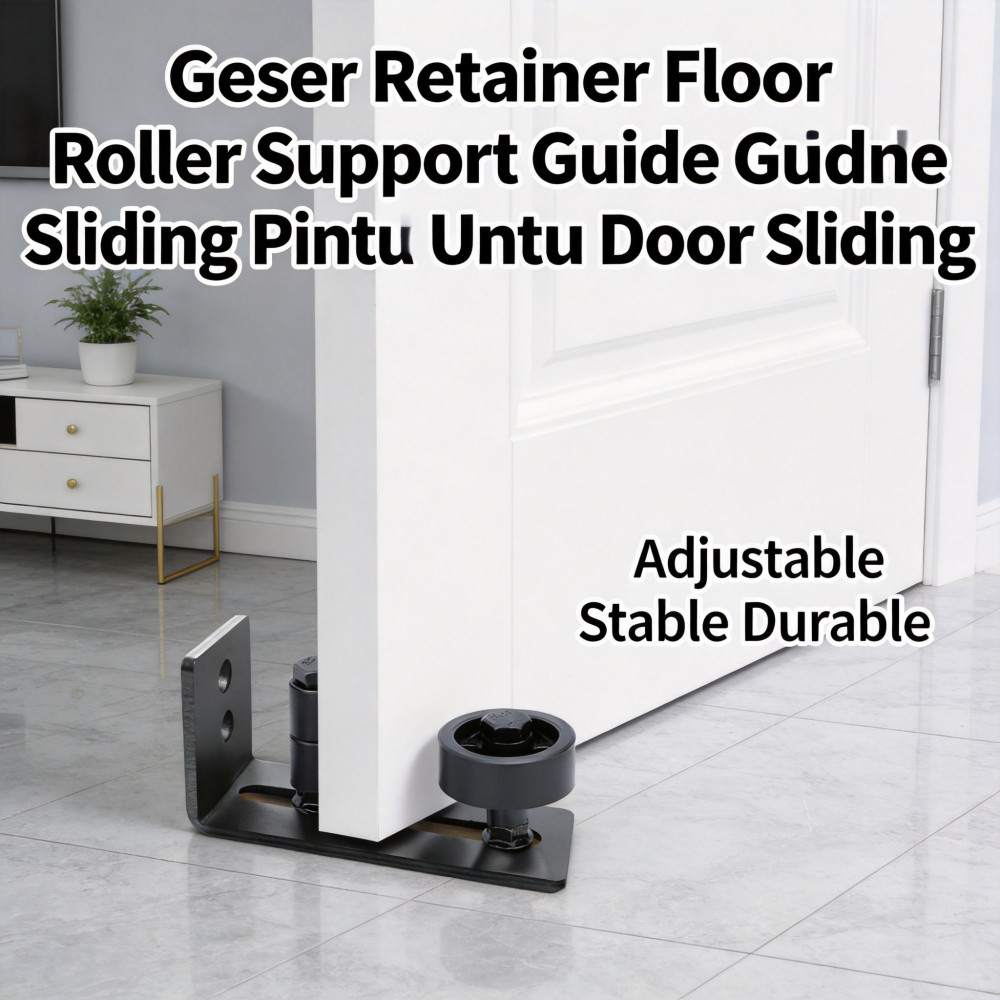 Door Guide Retainer Roller Pintu Sliding Sliding Support Untuk Floor Pintu