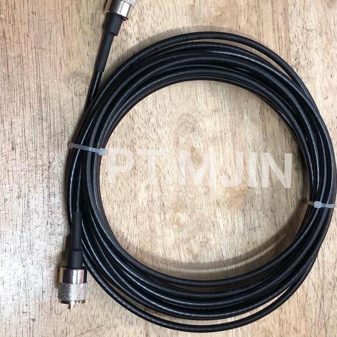 TERLARIS KABEL JUMPER RG58 UHF MALE KE UHF MALE PANJANG KABEL 5METER