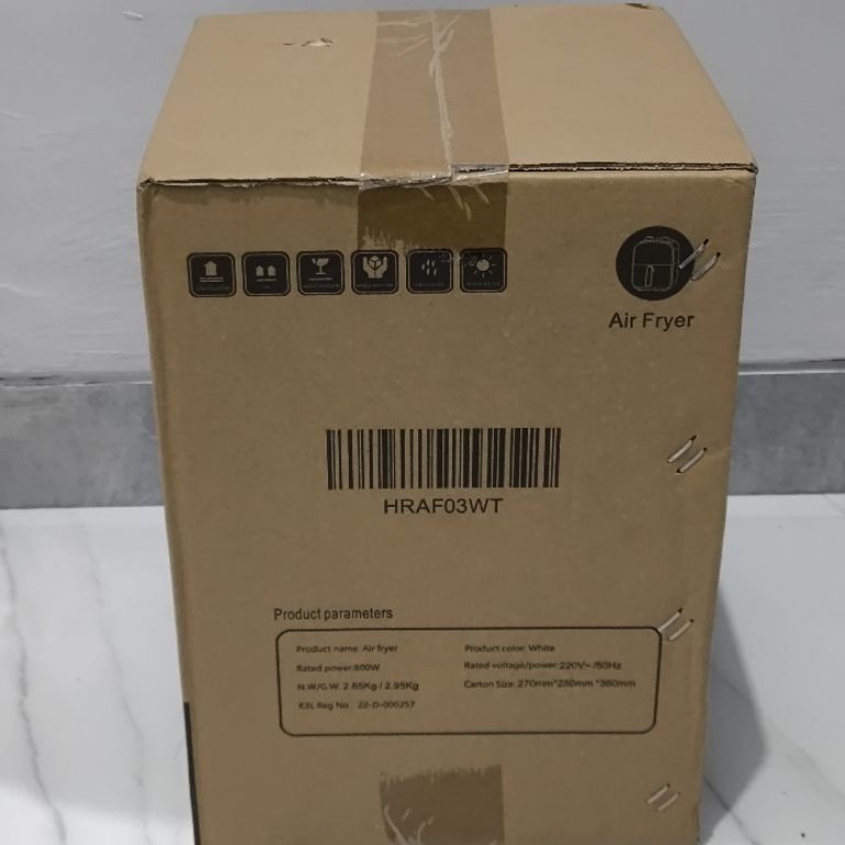 Air Fryer Han River HRAF03WT Brand New