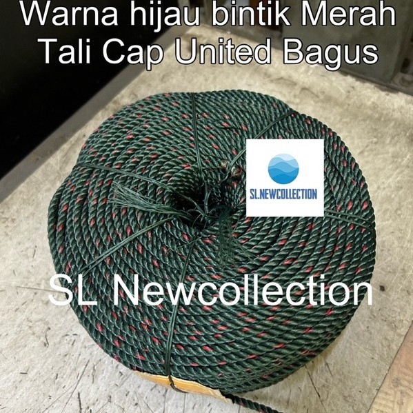 Tali Tambang Ukuran 5 Mm Merk UNITED / HARGA 1 ROL MURAH
