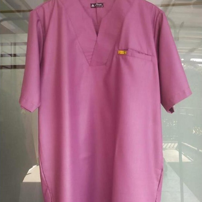 Wekup Baju Koko Dewasa 3Xl - 8Xl Jumbo Lengan Pendek Bahan Katun Toyobo Premium , Kurta Big Size Kim