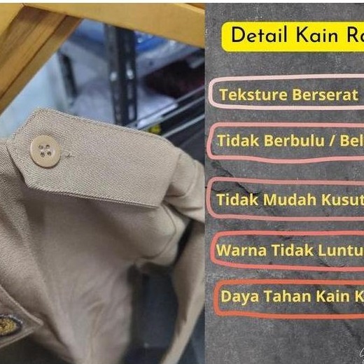 Baju Pramuka  Wanita Pembina / Guru /  Dewasa Perempuan Kain Rapilo Laricci Seragam Blazer Panjang