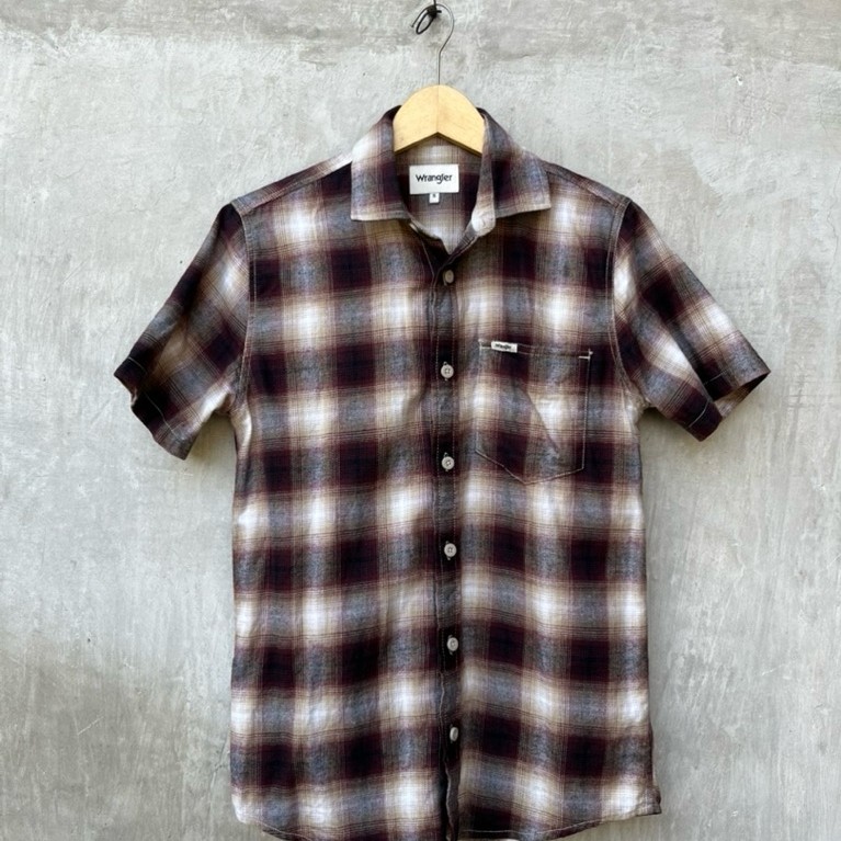 Wrangler veterano flannel shirt Size S fit M