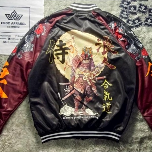 Wajib Punya Termurah Cod Jaket Sukajan Memphis Origins Japan Sublime Bordir Varsity Naga Mikaduki Ry
