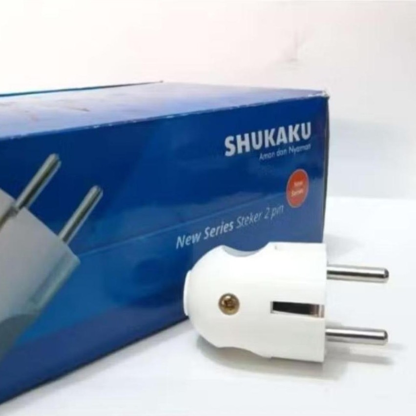 STEKER ARDE SHUKAKU 858 STEKER TEMBAGA STEKER ARDE BULAT 2 PIN STEKER ARDE BERKUALITAS TEMBAGA TAHAN