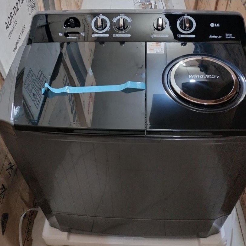 Mesin cuci LG 2tabung 14kg roller jet pusator P1400RTM