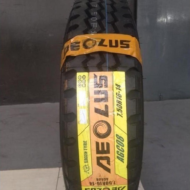 Terlaris Promo Aeolus Hn08 750-16 Ban Truk Double 7.50 R16 Full Set