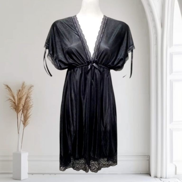 Baju Wanita Dress Lingerie Daster Lingerie Satin Premium Lingerie Jumbo