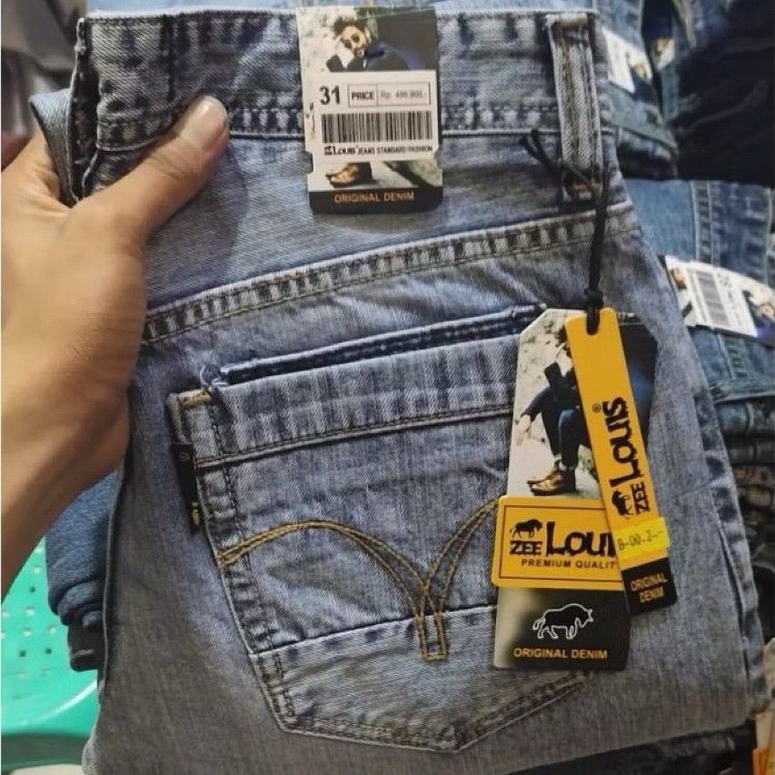 Celana Jeans zeelouis pria kekinian/celana zeelouis  pria /zee louis official store/zee louis jeans/